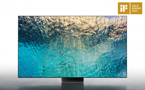 금상을 수상한 삼성 OLED TV(S95C) 제품. (사진=삼성전자)